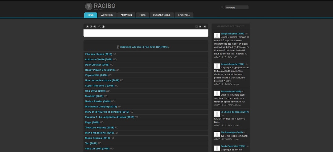 ragibo interface