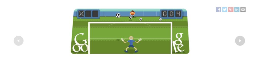 Le doodle Football de 2012